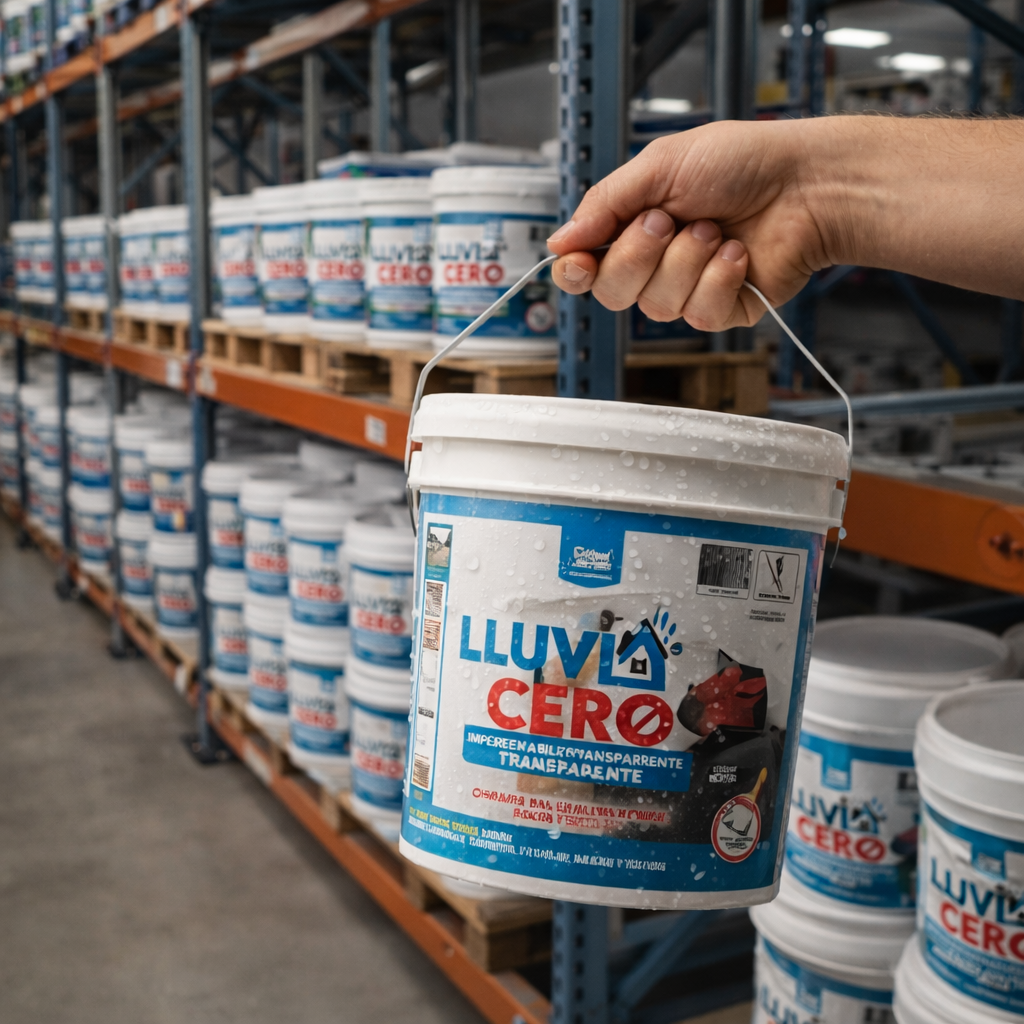 LLUVIA CERO® 1 Litro de Sellador Impermeabilizante Transparente