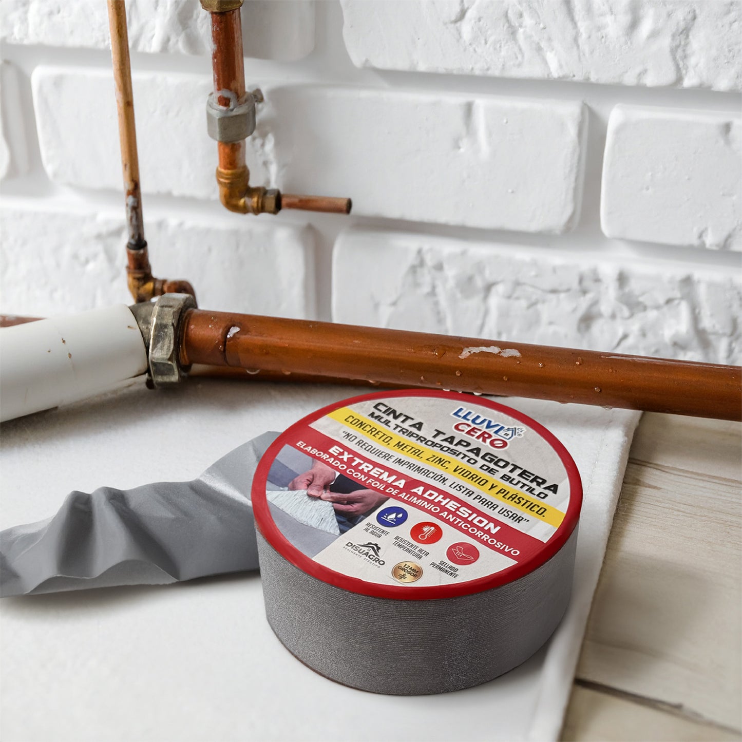 Cinta Selladora Impermeable 10 cm x 5 M | LLUVIA CERO®