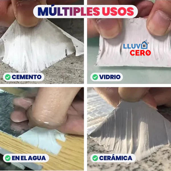 OFERTA 2X1! Cinta Selladora Impermeable 10 cm x 5 M | LLUVIA CERO®